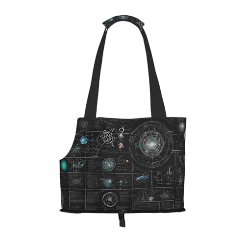 Abstrakte wissenschaftliche Chemie-Illustration, 3D-Druck, faltbare Haustiertasche, tragbare Reisetasche für Welpen, Katzen, Haustier-Tragetasche, Rucksäcke Abstrakte wissenschaftliche Chemie-Illustration, 3D-Druck, faltbare Haustiertasche, tragbare Reisetasche für Welpen, Katzen, Haustier-Tragetasche, Rucksäcke von BEIVGOXL