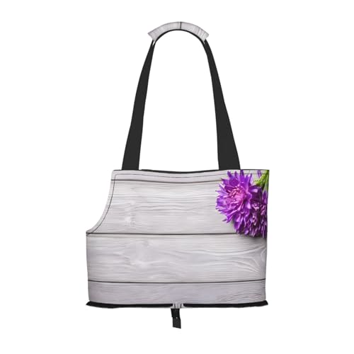 Faltbare Haustiertasche mit Orchideen-Druck, tragbare Reisetasche für Welpen, Katzen, Haustier-Tragetasche, Rucksäcke Faltbare Haustiertasche mit Orchideen-Druck, tragbare Reisetasche für Welpen, Katzen, Haustier-Tragetasche, Rucksäcke von BEIVGOXL