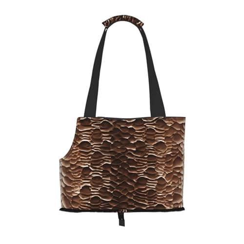 Faltbare Haustiertasche mit Schlangenhaut-Druck, tragbare Reisetasche für Welpen, Katzen, Haustier-Tragetasche, Rucksäcke Faltbare Haustiertasche mit Schlangenhaut-Druck, tragbare Reisetasche für Welpen, Katzen, Haustier-Tragetasche, Rucksäcke von BEIVGOXL