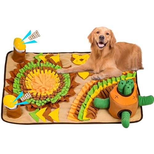 BEJARM Hunde Schnüffelmatte Interaktives Spielzeug Stressabbau Futter Schnüffelmatte für große kleine Hunde von BEJARM