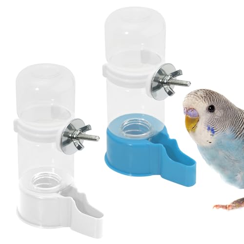 BELEFU Automatischer Vogel-Wasserspender mit Schraubschnalle, 133 ml, zum Aufhängen, Vogel-Wasserspender für Käfig, kein Durcheinander, Vogelkäfigspender, Dinker für Papageien, Sittiche, Tauben BELEFU Automatischer Vogel-Wasserspender mit Schraubschnalle, 133 ml, zum Aufhängen, Vogel-Wasserspender für Käfig, kein Durcheinander, Vogelkäfigspender, Dinker für Papageien, Sittiche, Tauben von BELEFU