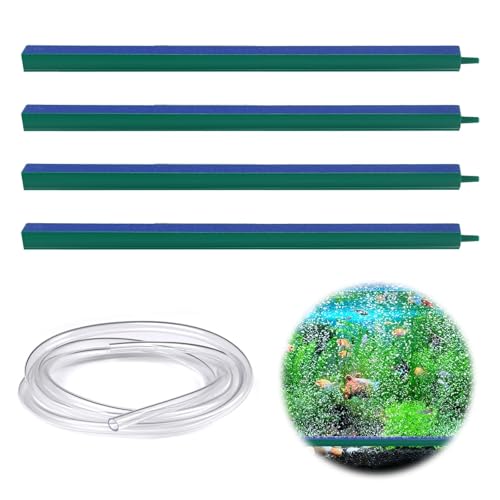 BELIHOME 4 Stück Aquarium Luftstein Ausströmerstein, 30 cm Aquarium Sauerstoff Blasenstreifen gelösten Sauerstoff Belüfter Stein, Aquarium Sauerstoffstein Felsen Aquarium Nano Luftstein für Aquarien BELIHOME 4 Stück Aquarium Luftstein Ausströmerstein, 30 cm Aquarium Sauerstoff Blasenstreifen gelösten Sauerstoff Belüfter Stein, Aquarium Sauerstoffstein Felsen Aquarium Nano Luftstein für Aquarien von BELIHOME