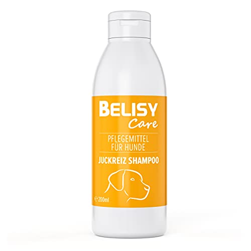 BELISY Care Juckreiz Shampoo für Hunde - sanftes Mittel bei Juckreiz, trockener Haut & Milben - Hautpflege & Fellpflege für Haustiere - Hundeshampoo mit Lavendel & Nelkenöl - 200 ml von BELISY