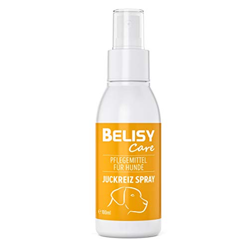 BELISY Juckreiz Spray für Hunde - 100 ml - Mittel gegen Juckreiz durch trockene Haut & Milben - Hautpflege & Fellpflege für Haustiere - Pflegespray mit Panthenol, Lavendel, Ringelblume & Teebaum BELISY Juckreiz Spray für Hunde - 100 ml - Mittel gegen Juckreiz durch trockene Haut & Milben - Hautpflege & Fellpflege für Haustiere - Pflegespray mit Panthenol, Lavendel, Ringelblume & Teebaum von BELISY