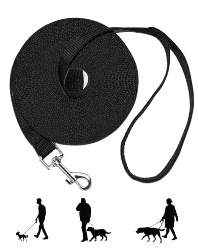 BELLALICHT 10m Schleppleine für Hunde,Lange Hundeleine für Training und Outdoor,Ausbildungsleine für Kleine bis Große Hunde, Robuste Nylon Hundeleine ，Trainingsleine mit D-Karabiner von BELLALICHT
