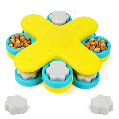 BELLE VOUS Interaktives Spielzeug für Hunde - Interaktives Puzzle-Spielzeug für Hunde - Intelligenzspielzeug für Hunde - Leckerli-Spender - Hundespielzeug Intelligenz von BELLE VOUS