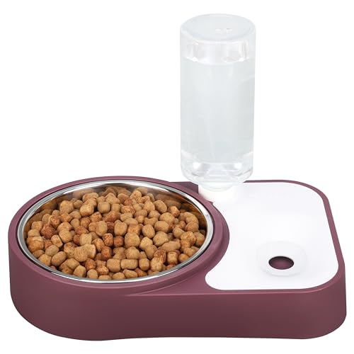 BELLE VOUS Futterspender für Katzen und Hunde - Automatischer Futterspender Hund - 500 ml - Automatischer Wasserspender für Haustiere - Katzentränke - Ohne Stromversorgung - Braun BELLE VOUS Futterspender für Katzen und Hunde - Automatischer Futterspender Hund - 500 ml - Automatischer Wasserspender für Haustiere - Katzentränke - Ohne Stromversorgung - Braun von BELLE VOUS