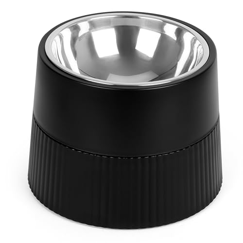Belle Vous Futterstation mit Herausnehmbarem Hundenapf Erhöht - 400 ml Hundenapf Edelstahl mit Rutschfestem, Erhöhtem Ständer - Wasser-/Hundenapf Grosse Hunde/Katzen & für Kleine/Mittelgrosse Hunde Belle Vous Futterstation mit Herausnehmbarem Hundenapf Erhöht - 400 ml Hundenapf Edelstahl mit Rutschfestem, Erhöhtem Ständer - Wasser-/Hundenapf Grosse Hunde/Katzen & für Kleine/Mittelgrosse Hunde von BELLE VOUS