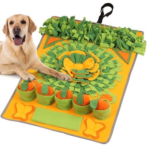 Belle Vous Schnüffelteppich Hund - Langsames Puzzle-Futter für Hunde - Hundeschnüffelmatte für Hundeleckerlis - Intelligenzspielzeug für Hunde - Beschäftigung Hund Belle Vous Schnüffelteppich Hund - Langsames Puzzle-Futter für Hunde - Hundeschnüffelmatte für Hundeleckerlis - Intelligenzspielzeug für Hunde - Beschäftigung Hund von BELLE VOUS