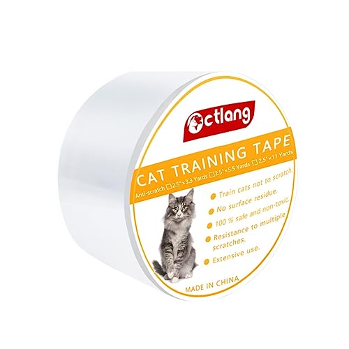 BELLIFFY 1 Rolle Anti-Kratz-Klebeband Für Katzen Kratzband Gegen Katzen Anti-Kratzer-Schutz Für Sofas Durchsichtiges Klebeband Doppelseitiges Teppichklebeband Katzentrainingsband Spielzeuge BELLIFFY 1 Rolle Anti-Kratz-Klebeband Für Katzen Kratzband Gegen Katzen Anti-Kratzer-Schutz Für Sofas Durchsichtiges Klebeband Doppelseitiges Teppichklebeband Katzentrainingsband Spielzeuge von BELLIFFY