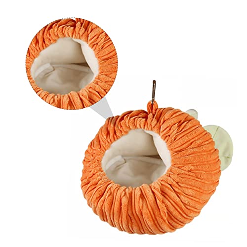 BELLIFFY Hängenest Für Kleintiere in Kürbisform Schlafnest Mit Haken Warmes Bett Für Hamster Eichhörnchen Chinchillas Und Meerschweinchen Hängematte Für Haustiermäuse BELLIFFY Hängenest Für Kleintiere in Kürbisform Schlafnest Mit Haken Warmes Bett Für Hamster Eichhörnchen Chinchillas Und Meerschweinchen Hängematte Für Haustiermäuse von BELLIFFY