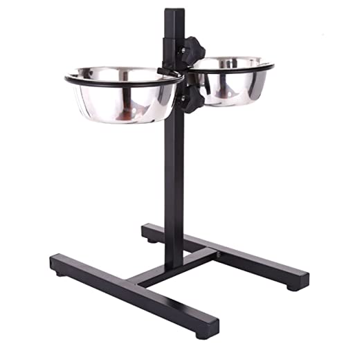 BELLIFFY Futternapf für Haustiere Edelstahlrahmen 2-in-1-Futternapf für Hunde Wassernapf erhöhter Hundenapf für einfaches Füttern - und Futterstation für Haustiere BELLIFFY Futternapf für Haustiere Edelstahlrahmen 2-in-1-Futternapf für Hunde Wassernapf erhöhter Hundenapf für einfaches Füttern - und Futterstation für Haustiere von BELLIFFY
