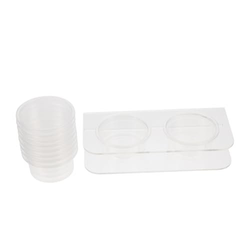 BELLIFFY Futternapf-Set für Reptilien mit Saugnapf 11-teilig Futter- und Wassernapf mit abgerundeten Kanten für Eidechsen sichere Berührung und einfache Reinigung BELLIFFY Futternapf-Set für Reptilien mit Saugnapf 11-teilig Futter- und Wassernapf mit abgerundeten Kanten für Eidechsen sichere Berührung und einfache Reinigung von BELLIFFY