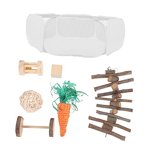 BELLIFFY 1satz Hamster Spielzeug Aus Teiliges Käfigzubehör Für Kleintiere Sicheres Und Leichtes Kauspielzeug Für Hamster Kaninchen Und Meerschweinchen Für Drinnen Und Draußen BELLIFFY 1satz Hamster Spielzeug Aus Teiliges Käfigzubehör Für Kleintiere Sicheres Und Leichtes Kauspielzeug Für Hamster Kaninchen Und Meerschweinchen Für Drinnen Und Draußen von BELLIFFY