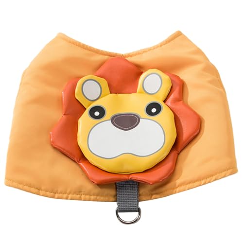 BELLIFFY 1satz Katzen Geschirr Mit Leine Atmungsaktives Verstellbares Geschirr Für Kleine Und Mittelgroße Katzen Und Welpen Lion Pattern Design Für Sicheres Und Bequemes Tragen von BELLIFFY