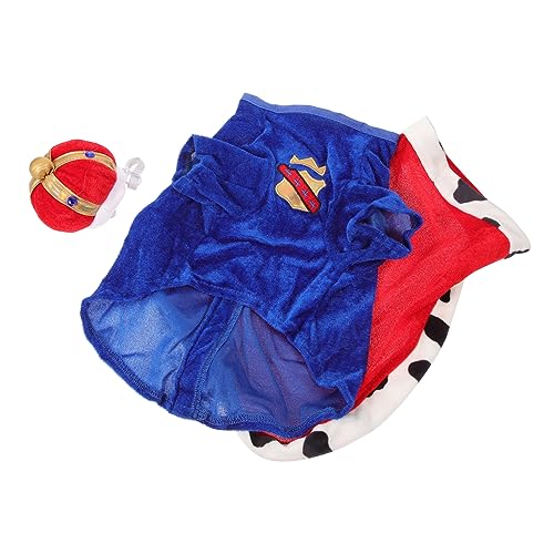 BELLIFFY Haustier Kleidung Hundemantel Hübscher Haustierumhang Haustiermantel Hundekostüm Hundekleidung Königsumhang Mit Krone Für Hunde BELLIFFY Haustier Kleidung Hundemantel Hübscher Haustierumhang Haustiermantel Hundekostüm Hundekleidung Königsumhang Mit Krone Für Hunde von BELLIFFY