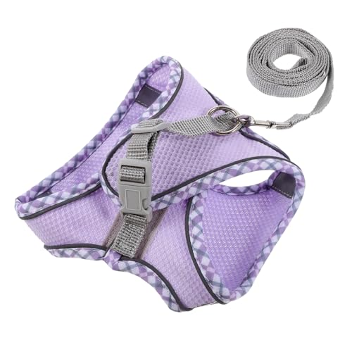 BELLIFFY 1 Satz Katzenleinenweste Hundeleine Little Pets hundelaufband Hundehalsband hundepflege katzenklo Praktische Hundegeschirrweste Multifunktionales Hundegeschirr Polyester Violett BELLIFFY 1 Satz Katzenleinenweste Hundeleine Little Pets hundelaufband Hundehalsband hundepflege katzenklo Praktische Hundegeschirrweste Multifunktionales Hundegeschirr Polyester Violett von BELLIFFY