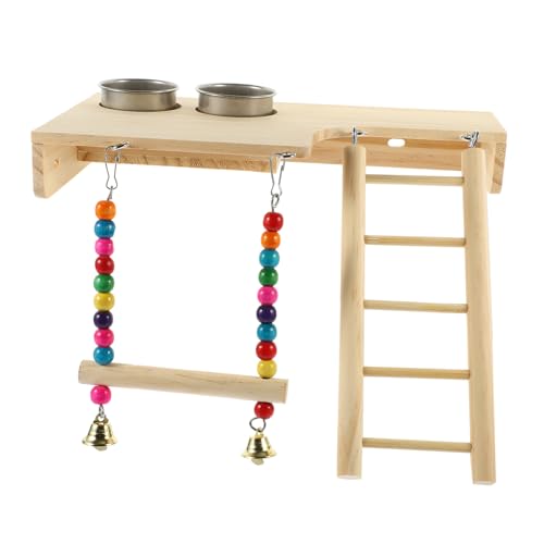 BELLIFFY 1satz -Parrot-plattform Mit Leiter Vogelspielplatz Und Ruheplatz Für Papageien Sittiche Und Ähnliche Vögel Installieren Für Käfige BELLIFFY 1satz -Parrot-plattform Mit Leiter Vogelspielplatz Und Ruheplatz Für Papageien Sittiche Und Ähnliche Vögel Installieren Für Käfige von BELLIFFY