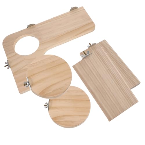 BELLIFFY 5-in-1-Sprungbrett-Set für Haustiere für Papageien Eichhörnchen Chinchillas Ratten Hamster. Sprungständer aus Holz stabile Qualität für Lange Nutzung BELLIFFY 5-in-1-Sprungbrett-Set für Haustiere für Papageien Eichhörnchen Chinchillas Ratten Hamster. Sprungständer aus Holz stabile Qualität für Lange Nutzung von BELLIFFY