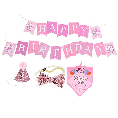 BELLIFFY 1 Satz Geburtstagsmütze Fliege Halsband Banner Für Katzengeburtstage Partyzubehör Katzengeburtstage BELLIFFY 1 Satz Geburtstagsmütze Fliege Halsband Banner Für Katzengeburtstage Partyzubehör Katzengeburtstage von BELLIFFY