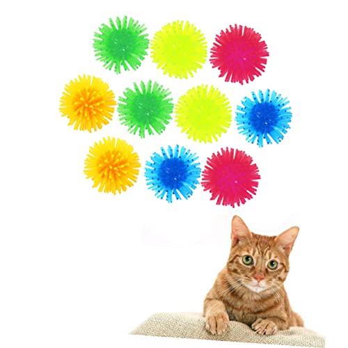 BELLIFFY 10er Set 5cm Katzenspielzeug Bälle Lustige Kreative Spielzeuge Für Katzen Interaktive Ballspielzeuge Für Haustiere Farben Zufällig BELLIFFY 10er Set 5cm Katzenspielzeug Bälle Lustige Kreative Spielzeuge Für Katzen Interaktive Ballspielzeuge Für Haustiere Farben Zufällig von BELLIFFY