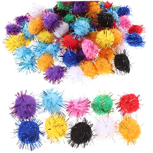 BELLIFFY 100 Stück Pom Poms für Basteln Flauschige Bälle Bunten Farben für Kreative DIY Dekorationen und Kunstprojekte für Schulprojekte BELLIFFY 100 Stück Pom Poms für Basteln Flauschige Bälle Bunten Farben für Kreative DIY Dekorationen und Kunstprojekte für Schulprojekte von BELLIFFY