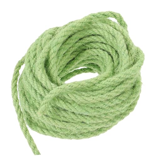 BELLIFFY 10M Sisal Seil für Katzen DIY Umweltfreundliches Katzenzubehör für Kratzmöbel und Kletterrahmen Flexibles Langlebiges Material Grün BELLIFFY 10M Sisal Seil für Katzen DIY Umweltfreundliches Katzenzubehör für Kratzmöbel und Kletterrahmen Flexibles Langlebiges Material Grün von BELLIFFY