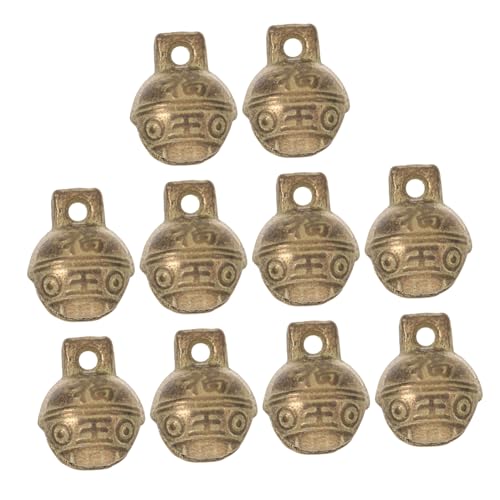 BELLIFFY Halsbandglocken für Hunde Weihnachtsglocken- 10 Stück Haustier-Mini-Glocken Feng Shui-Uhrglocke -Bastelornamente BELLIFFY Halsbandglocken für Hunde Weihnachtsglocken- 10 Stück Haustier-Mini-Glocken Feng Shui-Uhrglocke -Bastelornamente von BELLIFFY