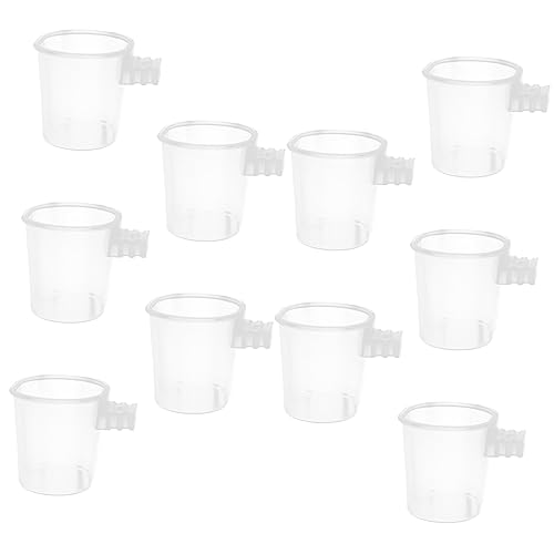 BELLIFFY 10stücke Teiliges Hängende Vogelfutter Und Wasserbehälter Für Kleine Vögel Praktischer Futterspender Für Papageien Wellensittiche Und Für Käfige Und Einfache BELLIFFY 10stücke Teiliges Hängende Vogelfutter Und Wasserbehälter Für Kleine Vögel Praktischer Futterspender Für Papageien Wellensittiche Und Für Käfige Und Einfache von BELLIFFY