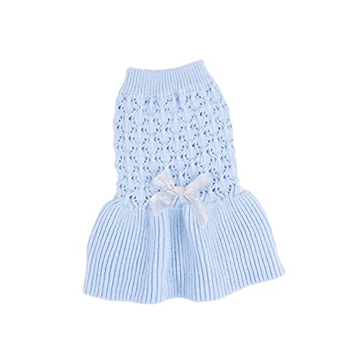 BELLIFFY Pet Doggy Parton Modischer Pullover Haustier Strickmantel Hundekatze Kleidung Entzückendes Wollkleid XXS Blau BELLIFFY Pet Doggy Parton Modischer Pullover Haustier Strickmantel Hundekatze Kleidung Entzückendes Wollkleid XXS Blau von BELLIFFY