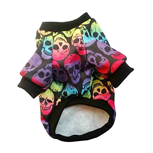 BELLIFFY Halloween-Hundekostüme Hundepullover mit Totenkopfmuster stilvolle Haustierkleidung für Ihren Hund BELLIFFY Halloween-Hundekostüme Hundepullover mit Totenkopfmuster stilvolle Haustierkleidung für Ihren Hund von BELLIFFY