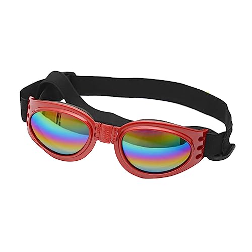 BELLIFFY 1stück Hundesonnenbrille Mit Uv-Schutz Verstellbare Kopf Und Kinnriemen Für Hunde Katzen Und Kleine Haustiere Robustes Design Rot Augenpflegend Pfotenschutz Ohrenschutz BELLIFFY 1stück Hundesonnenbrille Mit Uv-Schutz Verstellbare Kopf Und Kinnriemen Für Hunde Katzen Und Kleine Haustiere Robustes Design Rot Augenpflegend Pfotenschutz Ohrenschutz von BELLIFFY