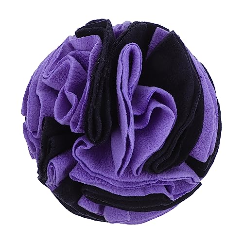 BELLIFFY Hundeball 20 cm dunkelviolett Schnüffelball für Haustiere Kauspielzeug für Hunde zur langsamen Fütterung zur geistigen BELLIFFY Hundeball 20 cm dunkelviolett Schnüffelball für Haustiere Kauspielzeug für Hunde zur langsamen Fütterung zur geistigen von BELLIFFY