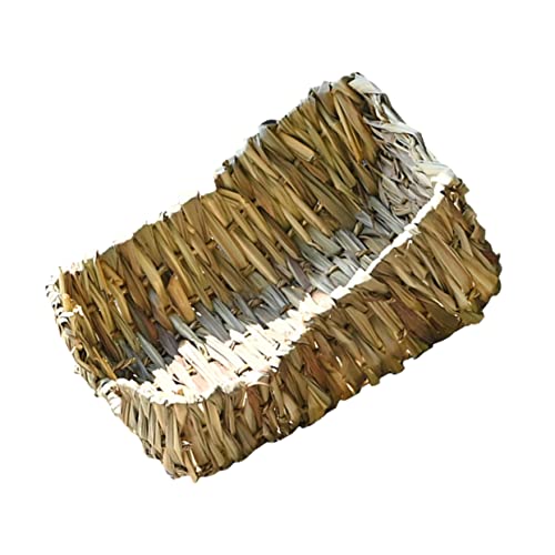 BELLIFFY Kaninchen Häuschen Aus Natürlichem Schilfgras Gemütliches Gewebtes Nest Für Haustier Langlebiges Schlafbett Mit Schutzfunktion BELLIFFY Kaninchen Häuschen Aus Natürlichem Schilfgras Gemütliches Gewebtes Nest Für Haustier Langlebiges Schlafbett Mit Schutzfunktion von BELLIFFY