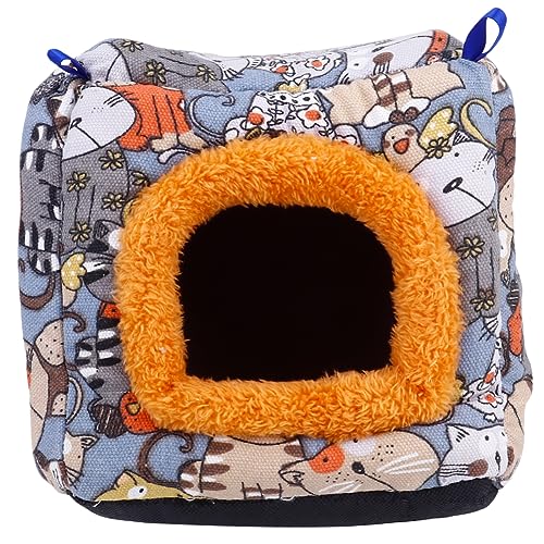 BELLIFFY Hamsterhaus Aus Robustem Material Warmes Nest Für Meerschweinchen Bequemer Schlafplatz Für Kleine Haustiere BELLIFFY Hamsterhaus Aus Robustem Material Warmes Nest Für Meerschweinchen Bequemer Schlafplatz Für Kleine Haustiere von BELLIFFY