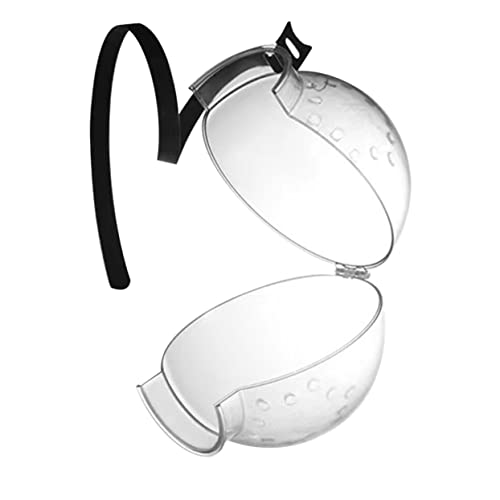 BELLIFFY Katzenhalsband Sichere Kopfbedeckung Für Outdoor-Kopfbedeckung Dekoratives Atmungsaktives Für Katzenbedarf Transparente Katzenkopfbedeckung Verhindert Lecken Bisse Und Kratzen An von BELLIFFY