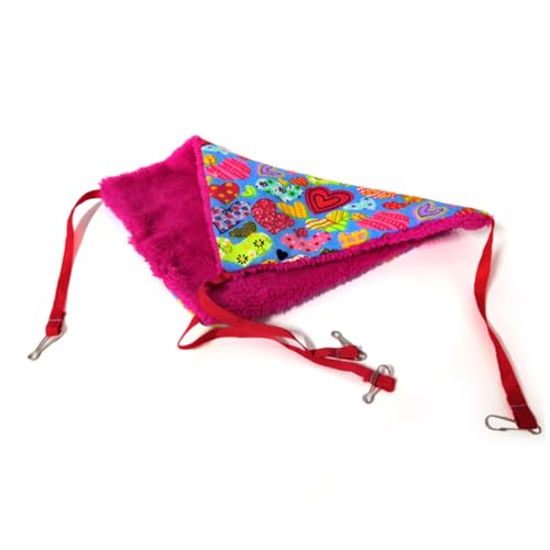 BELLIFFY 1stück Hamster Hängematte Für Kleine Tiere Warmes Winternest Pet Hanging Bed Für Hamster Und Andere Kleintiere Langlebig Und Leicht Für Sichere Und Komfortable Ruhezone von BELLIFFY