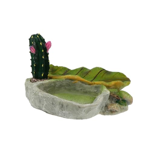 BELLIFFY Reptilien-Terrarium Reptilien-wassernapf Haustierkäfig Reptilienfutter Wassernapf Eidechsen-futternapf Schildkrötenbecken - Sicher Zum Und Trinken BELLIFFY Reptilien-Terrarium Reptilien-wassernapf Haustierkäfig Reptilienfutter Wassernapf Eidechsen-futternapf Schildkrötenbecken - Sicher Zum Und Trinken von BELLIFFY