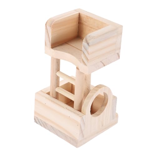 BELLIFFY Holz-Hamster-beobachtungsturm Hamsterhaus Nest Spielzeug Für Kleintiere Trainingszubehör Haustierbedarf BELLIFFY Holz-Hamster-beobachtungsturm Hamsterhaus Nest Spielzeug Für Kleintiere Trainingszubehör Haustierbedarf von BELLIFFY