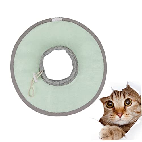 BELLIFFY Katzenhalsband Weich Und Verstellbar Für Verletzte Katzen Elisabethanisches Haustierhalsband von BELLIFFY