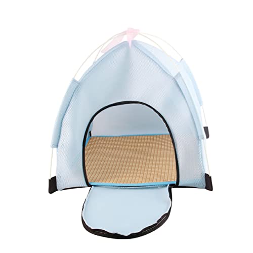 BELLIFFY 1stück Tragbares Outdoor Haustierzelt Faltbares Und Atmungsaktives Zelt Für Kleine Haustiere Uv-Schutz Und Regenschutz Für Draußen Gelb von BELLIFFY