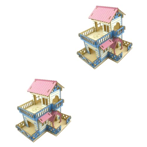 BELLIFFY 2stücke Hamsterhaus Mit Klettergerüst Doppelstöckige Villa Für Kleine Haustiere Design Für Zwerghamster Und Andere Nagetiere BELLIFFY 2stücke Hamsterhaus Mit Klettergerüst Doppelstöckige Villa Für Kleine Haustiere Design Für Zwerghamster Und Andere Nagetiere von BELLIFFY
