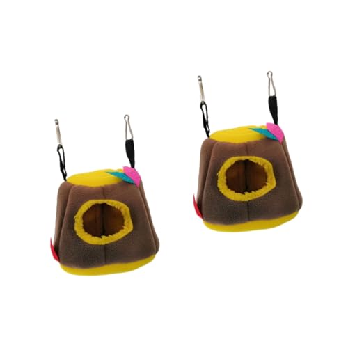 BELLIFFY 2 Stücke Plüsch Hamster Bett Guinea Tier Hängen Nest Weiche Gemütliche Schlafen Bett Warme Nest BELLIFFY 2 Stücke Plüsch Hamster Bett Guinea Tier Hängen Nest Weiche Gemütliche Schlafen Bett Warme Nest von BELLIFFY