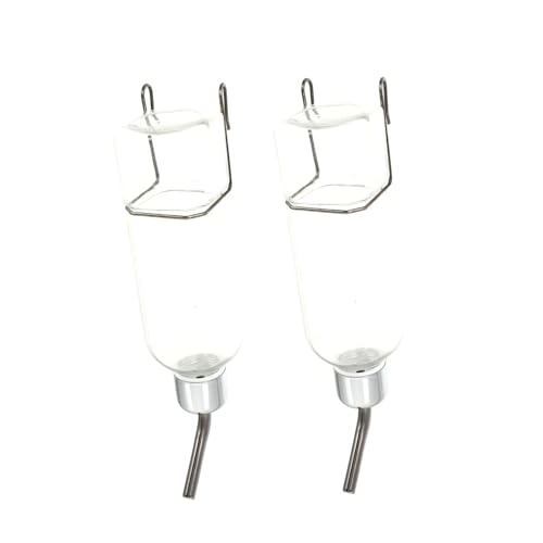 BELLIFFY Trinkvorrichtung für Haustiere 2 Stück hängende Wasserspender groß 350 ml kein Auslaufen einfach zu montieren BELLIFFY Trinkvorrichtung für Haustiere 2 Stück hängende Wasserspender groß 350 ml kein Auslaufen einfach zu montieren von BELLIFFY