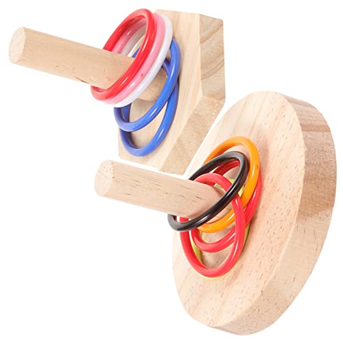 BELLIFFY 2 Satz Papageienring Spielzeug Papagei Lernspielzeug Papageienspielzeug Papageienzubehör Vogelspielzeug Für Papageien Lernspielzeug Für Vögel Großes Vogelspielzeug Sittich Plastik von BELLIFFY