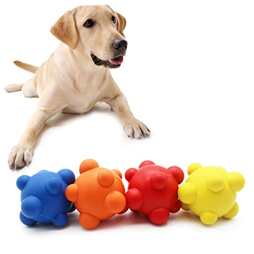 BELLIFFY 2er Set Hundespielzeug Unregelmäßiger Springball Für Hunde Bissfestes Kauspielzeug Interaktives Bouncing Ball Zufälligen Farben Ideal Für Kleine Und Mittlere Hunde BELLIFFY 2er Set Hundespielzeug Unregelmäßiger Springball Für Hunde Bissfestes Kauspielzeug Interaktives Bouncing Ball Zufälligen Farben Ideal Für Kleine Und Mittlere Hunde von BELLIFFY