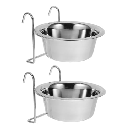BELLIFFY 2 Stück Hängender Hundenapf, Welpenfutternapf, Kätzchen Wassernapf, Katzenversorgung, Verschleißfester Kätzchennapf, Wasserhalter, Praktischer Welpennapf, Hundewassernapf, von BELLIFFY