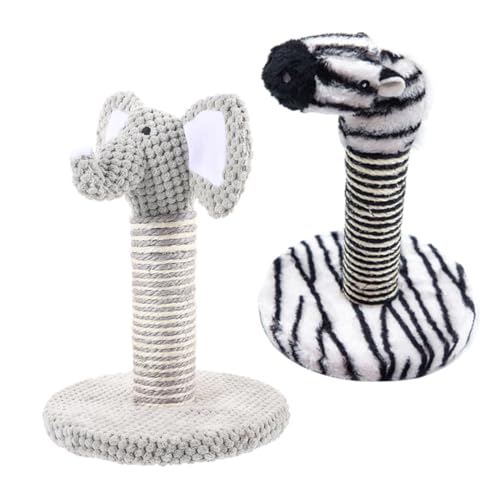 BELLIFFY 2 Stück Katzen Kratzbaum Widerstandsfähiger Kratzturm für Katzen Dekorativer Kratzposten für Kätzchen BELLIFFY 2 Stück Katzen Kratzbaum Widerstandsfähiger Kratzturm für Katzen Dekorativer Kratzposten für Kätzchen von BELLIFFY