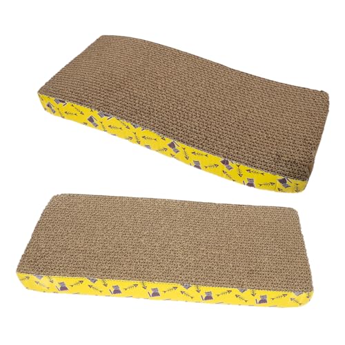 BELLIFFY Mehrzweck-katzenkratzbrett 2 Stück Wellpapier-kratzbrett Kratzmatte Für Katzen Katzenspielzeug Für Den Innenbereich BELLIFFY Mehrzweck-katzenkratzbrett 2 Stück Wellpapier-kratzbrett Kratzmatte Für Katzen Katzenspielzeug Für Den Innenbereich von BELLIFFY