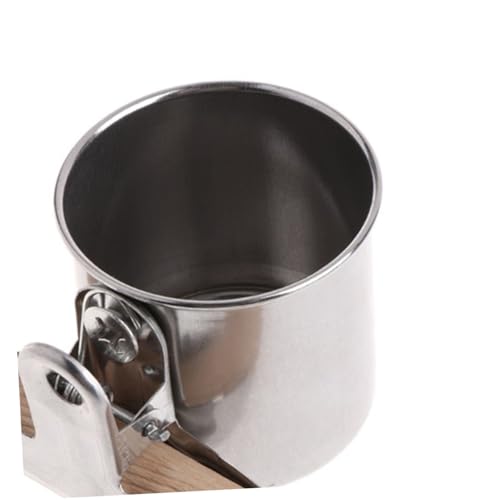 BELLIFFY 2er Set Edelstahl Futterschalen Für Papageien Praktische Futter Und Wasserschalen Für Vögel Mit Klemme Für Käfige Große Größe Langlebig Und Leicht Zu Reinigen BELLIFFY 2er Set Edelstahl Futterschalen Für Papageien Praktische Futter Und Wasserschalen Für Vögel Mit Klemme Für Käfige Große Größe Langlebig Und Leicht Zu Reinigen von BELLIFFY
